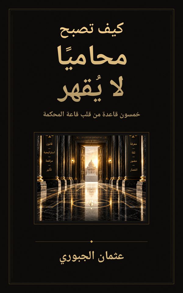 غلاف كتاب كيف تصبح محاميًا لا يُقهر